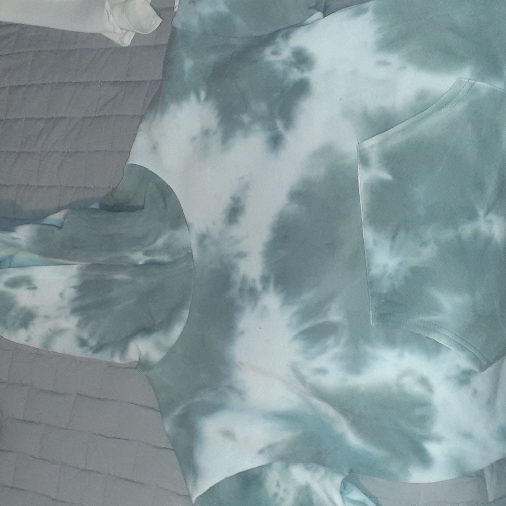 Moral Fiber Tie-Dye Cropped Hoodie